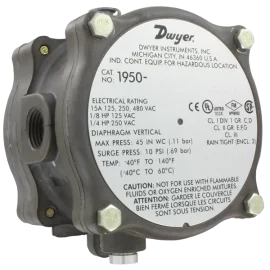 Dwyer Series 1950 Explosion-proof Differential Pressure Switch