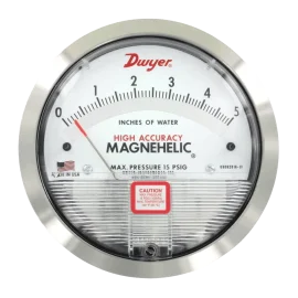 Dwyer Series 2000-HA Magnehelic® Differential Pressure Gauge