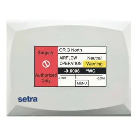 Setra SRCM Room Pressure Monitoring
