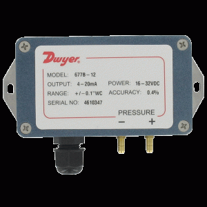 Dwyer Series 677B Differential Pressure Transmitter