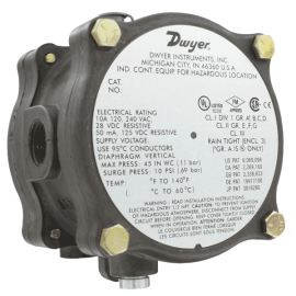 Dwyer Series 1950G Explosion-proof Differential Pressure Switch