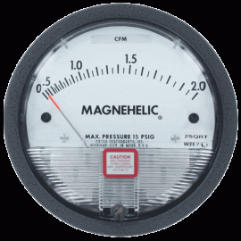Dwyer 2000 Series Magnehelic Differential Pressure Gauge