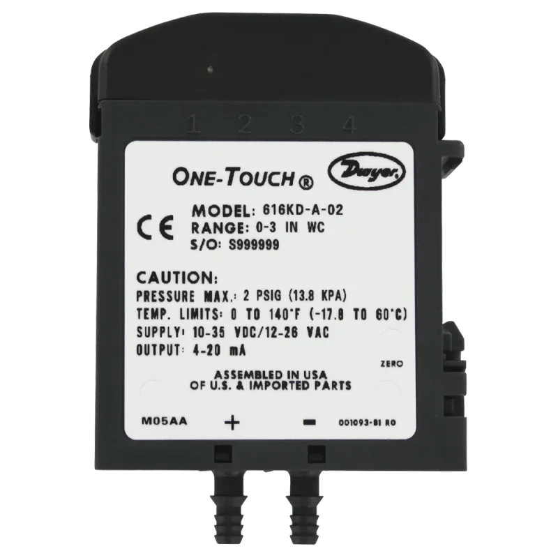 Dwyer Series 616KD Differential Pressure Transmitter