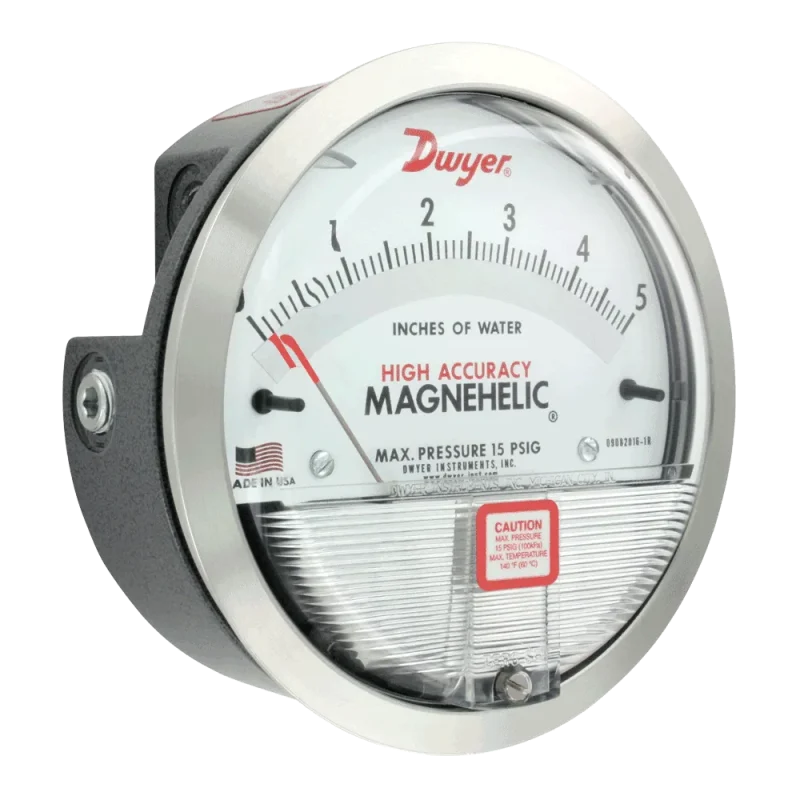 Celectric | Dwyer Series 2000-HA Magnehelic® Differential Pressure Gauge