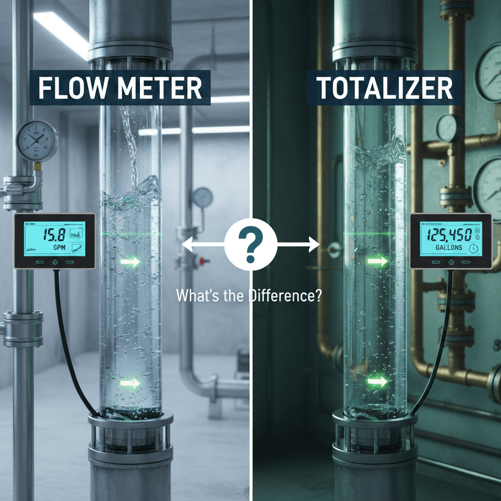 Flow Meter vs Totalizer – What’s the Difference?