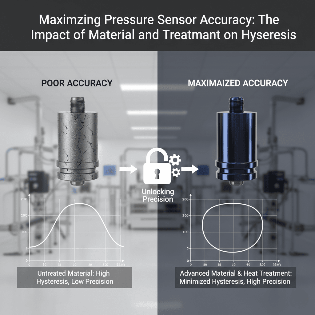 Maximizing Pressure Sensor Accuracy: The Impact of Material and Heat Treatment on Hysteresis