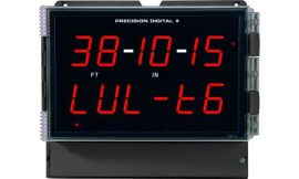 Precision Digital PD2-6081 Helios Feet & Inches Modbus Scanner with Dual Analog Inputs