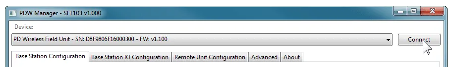 Click connect button