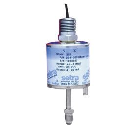 Setra 201 Very Low Differential Pressure Transducer