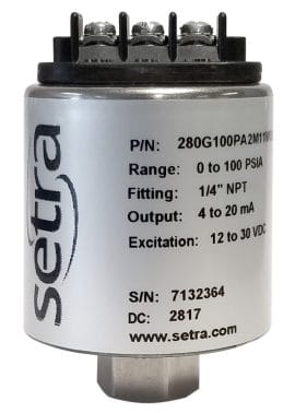 Setra 280G Pressure Transducer