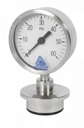 Anderson-Negele EK Life Sciences Series Pressure Gauge (63mm)