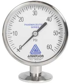 Anderson-Negele EM Life Sciences Series Pressure Gauge (90mm)